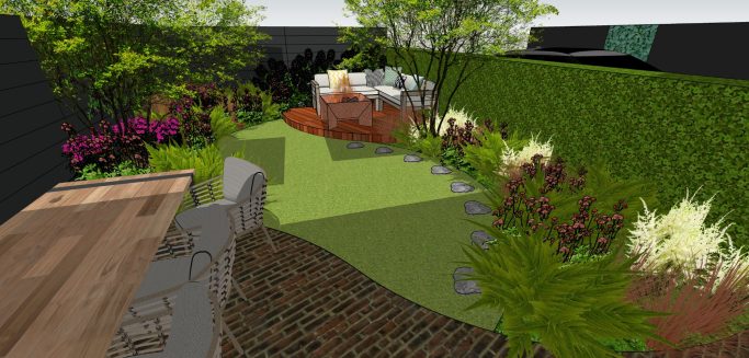 3D afbeelding - vanaf huis